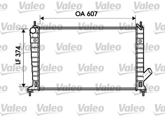 VALEO Kühler, Motorkühlung 734714
