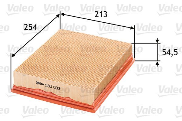VALEO Luftfilter 585033
