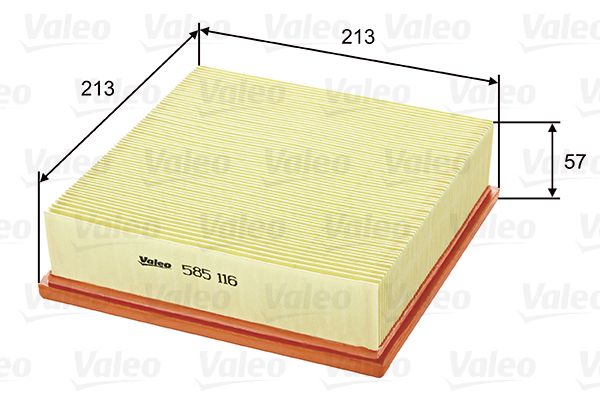 VALEO Luftfilter 585116