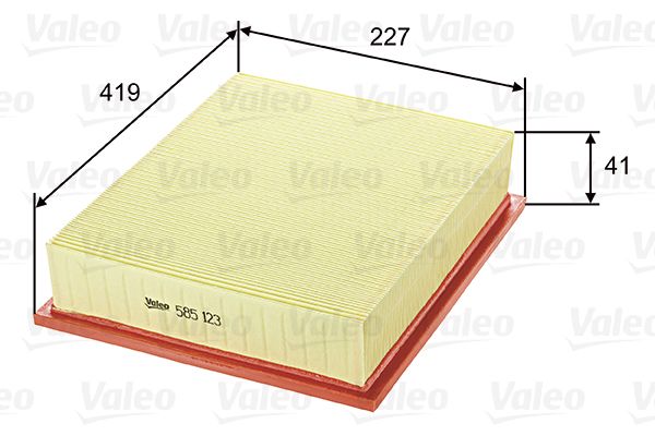 VALEO Luftfilter 585123