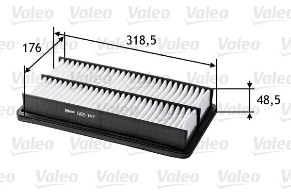 VALEO Luftfilter 585147