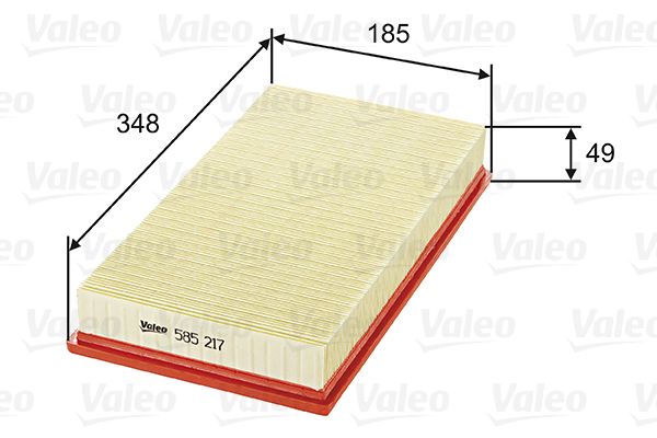 VALEO Luftfilter 585217