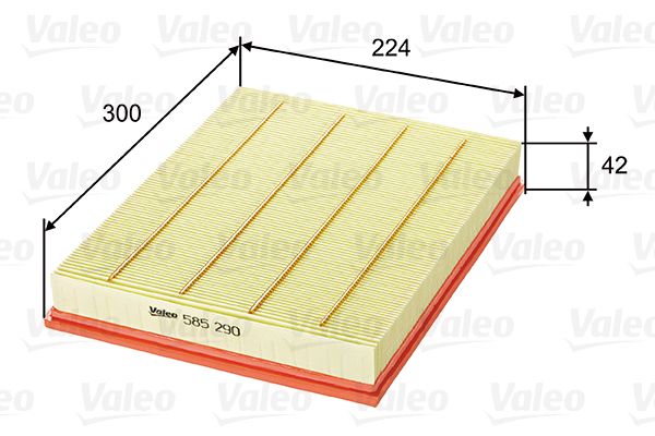 VALEO Luftfilter 585290
