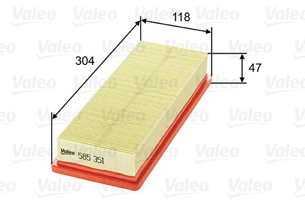 VALEO Luftfilter 585351