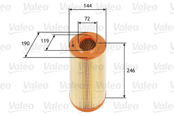 VALEO Luftfilter 585669