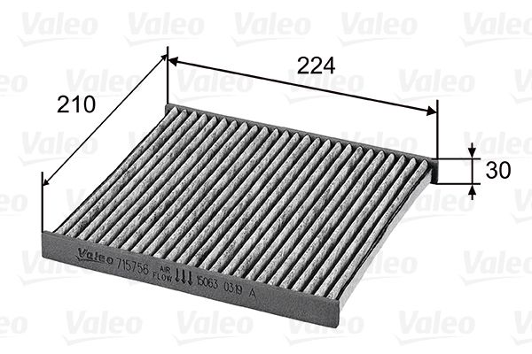 VALEO Filter, Innenraumluft 715756