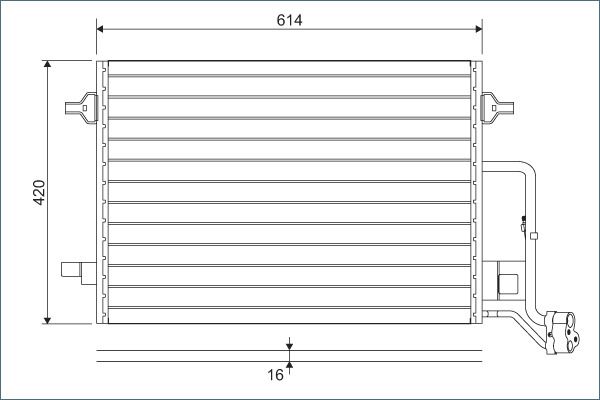 VALEO Kondensator, Klimaanlage 817679