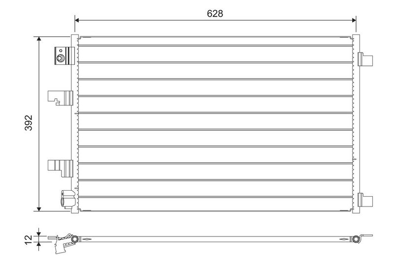 VALEO Kondensator, Klimaanlage 822744