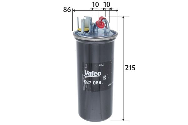 VALEO Kraftstofffilter 587069