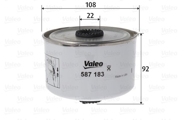 VALEO Kraftstofffilter 587183