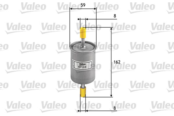 VALEO Kraftstofffilter 587028