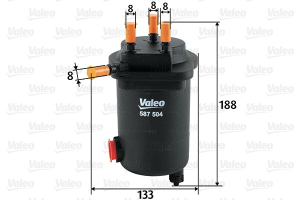 VALEO Kraftstofffilter 587504