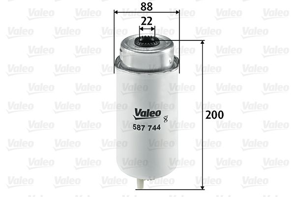 VALEO Kraftstofffilter 587744