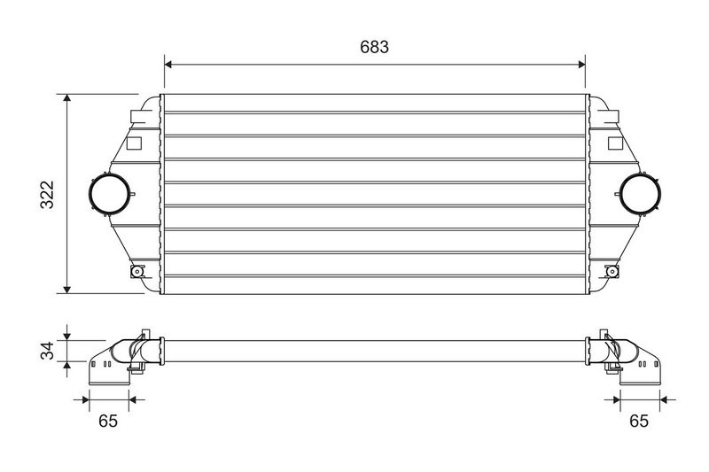 VALEO Ladeluftkühler 816851