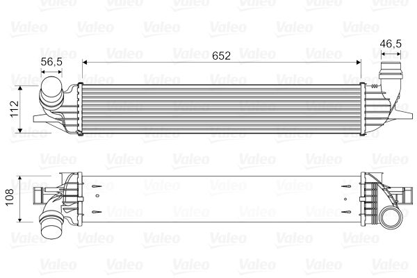 VALEO Ladeluftkühler 818330