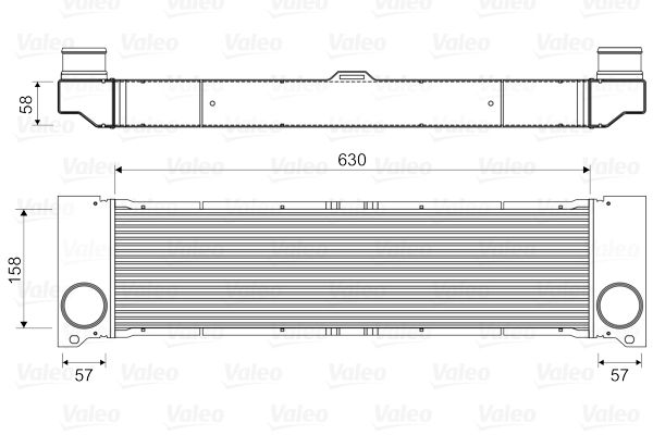 VALEO Ladeluftkühler 818356