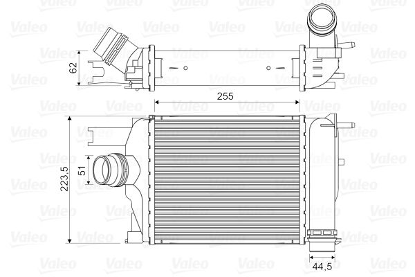 VALEO Ladeluftkühler 818609