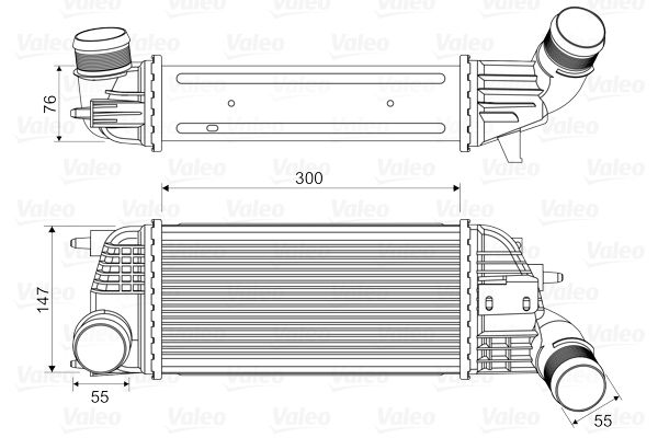 VALEO Ladeluftkühler 818620