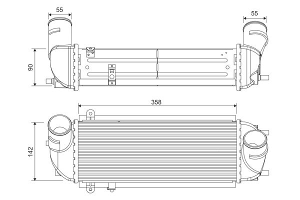 VALEO Ladeluftkühler 818692