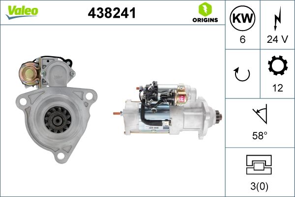 VALEO Starter 438241