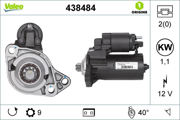 VALEO Starter 438484