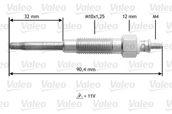 VALEO Glühkerze 345141