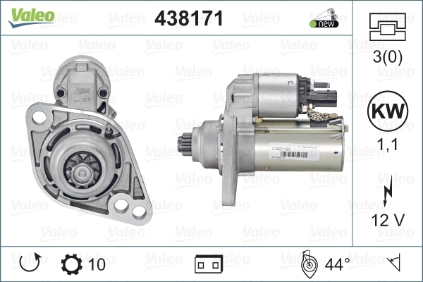 VALEO Starter 438171