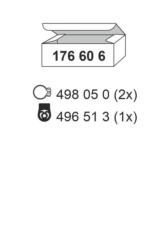 ERNST Montagesatz, Schalldämpfer 176606