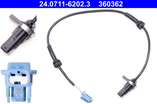 ATE Sensor, Raddrehzahl 24.0711-6202.3