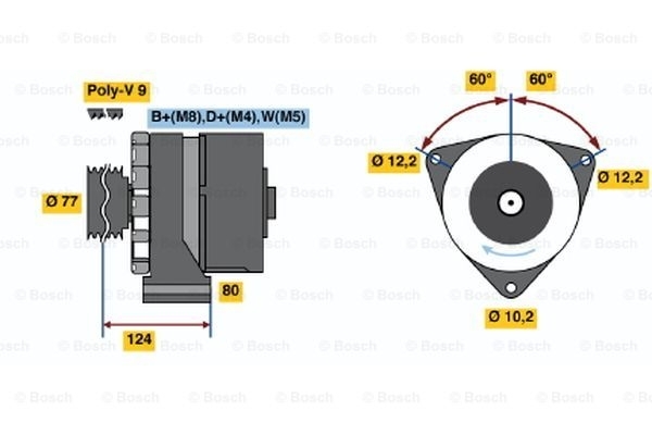BOSCH Generator 0 986 041 030