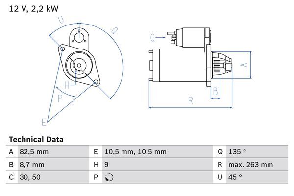 BOSCH Starter 0 986 015 920