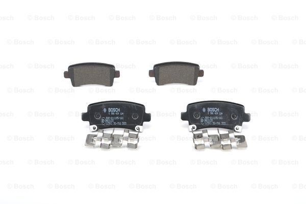 BOSCH Bremsbelagsatz, Scheibenbremse 0 986 424 124