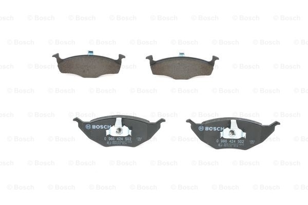 BOSCH Bremsbelagsatz, Scheibenbremse 0 986 424 502