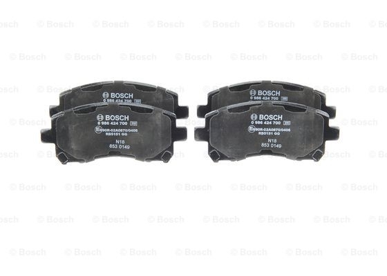 BOSCH Bremsbelagsatz, Scheibenbremse 0 986 424 700