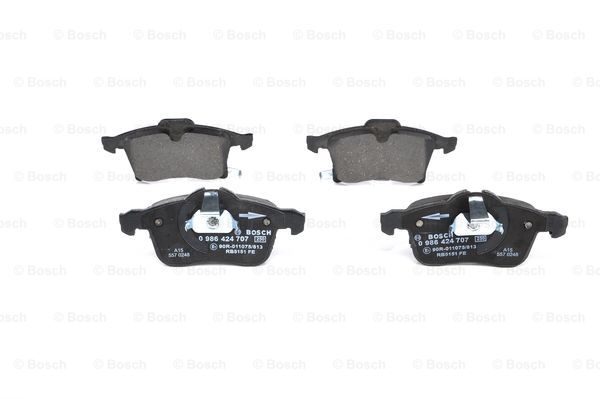 BOSCH Bremsbelagsatz, Scheibenbremse 0 986 424 707