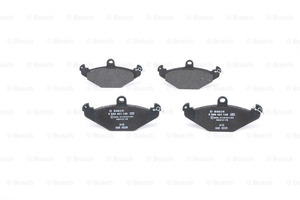 BOSCH Bremsbelagsatz, Scheibenbremse 0 986 461 148