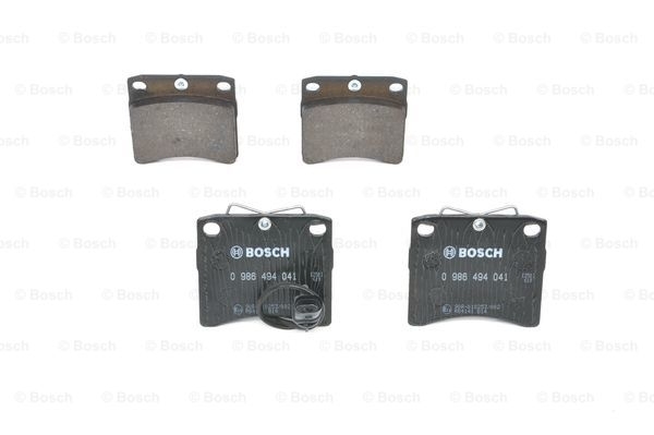 BOSCH Bremsbelagsatz, Scheibenbremse 0 986 494 041