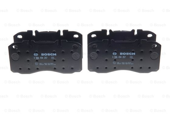 BOSCH Bremsbelagsatz, Scheibenbremse 0 986 494 257