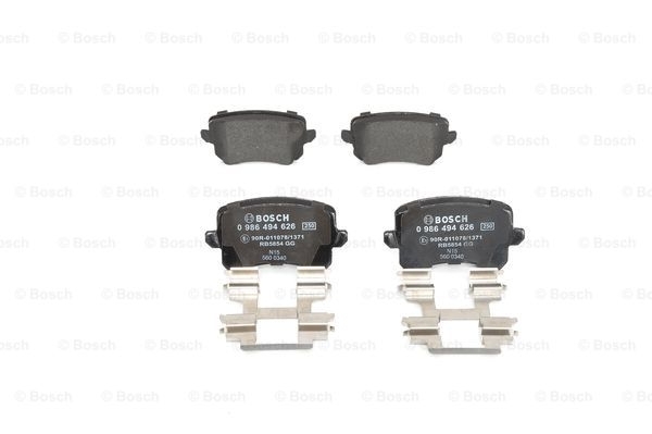 BOSCH Bremsbelagsatz, Scheibenbremse 0 986 494 626