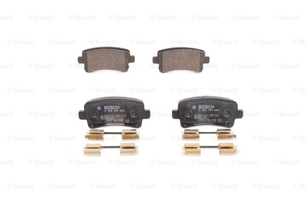 BOSCH Bremsbelagsatz, Scheibenbremse 0 986 494 668