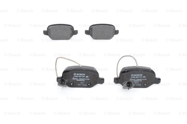 BOSCH Bremsbelagsatz, Scheibenbremse 0 986 494 776