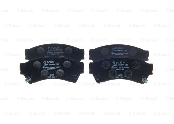 BOSCH Bremsbelagsatz, Scheibenbremse 0 986 494 860