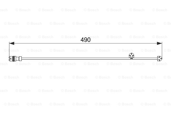 BOSCH Warnkontakt, Bremsbelagverschleiß 1 987 474 560