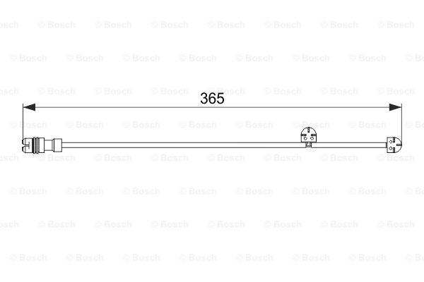 BOSCH Warnkontakt, Bremsbelagverschleiß 1 987 474 570