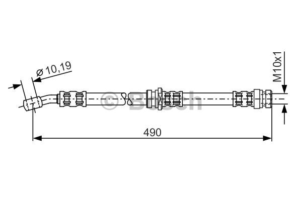 BOSCH Bremsschlauch 1 987 476 076