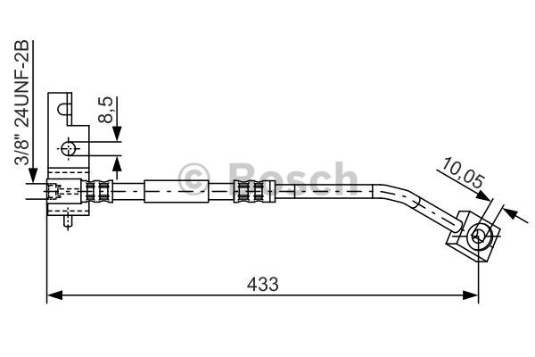 BOSCH Bremsschlauch 1 987 476 103