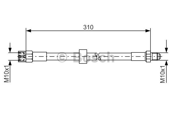 BOSCH Bremsschlauch 1 987 476 128