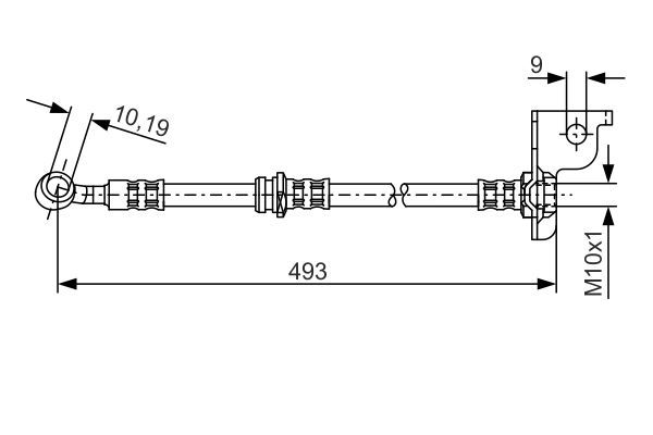 BOSCH Bremsschlauch 1 987 476 370