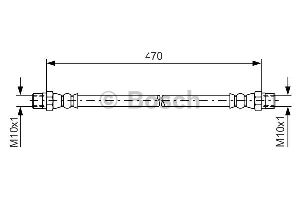 BOSCH Bremsschlauch 1 987 476 392