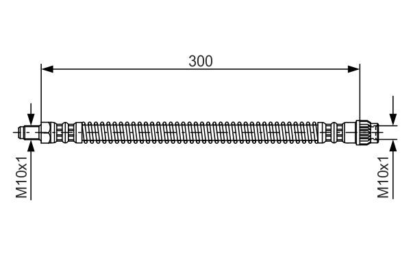 BOSCH Bremsschlauch 1 987 476 679